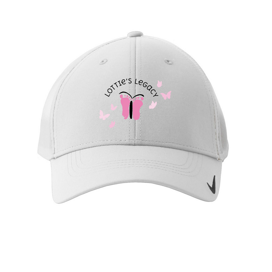Lottie's Legacy Hat, a White Printed Nike Dri-FIT Legacy Performance Cap