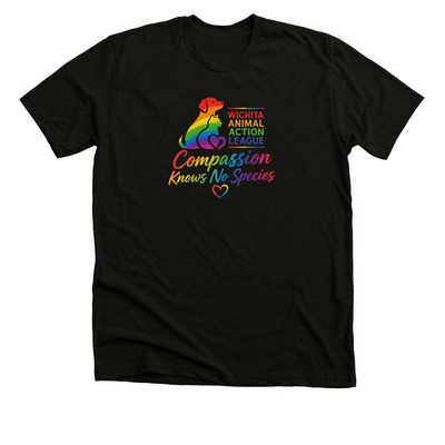 Celebrate Pride Month with us at WAAL, a Black Heather Premium Unisex Tee