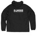 Windbreaker Jacket, a Black Quarter-Zip Windbreaker (back-view)