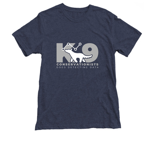 K9 Conservationists Tee, a Vintage Navy Triblend Unisex Tee
