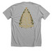 12 Days Tree, a Athletic Heather Premium Unisex Tee (back-view)
