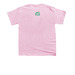 Build A Bigger Table, a Light Pink Youth Unisex Tee (back-view)