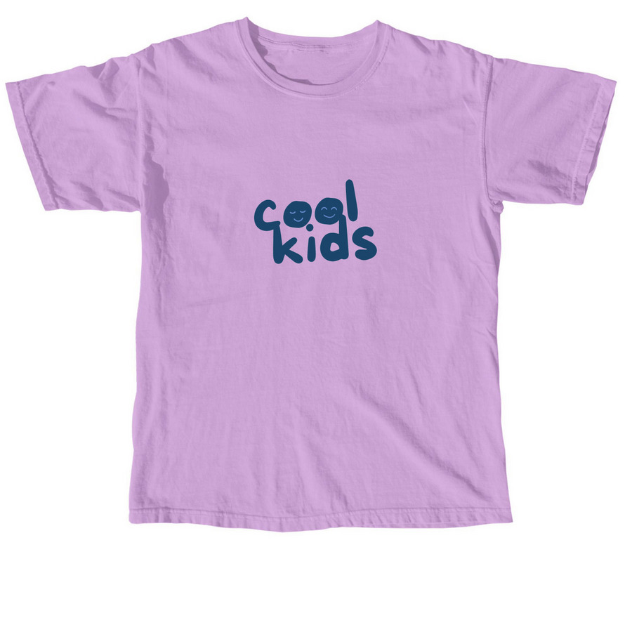 Cool Kids Shirt, a Neon Violet Comfort Colors Unisex Tee