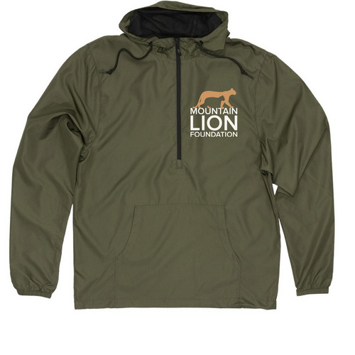 Mountain Lion Zip Jacket, a Army Quarter-Zip Windbreaker