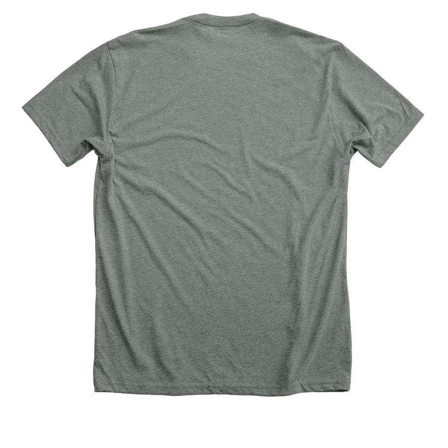 Fall Retreat 2026, a Deep Heather Premium Unisex Tee (back-view)