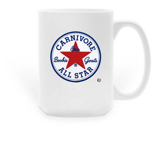 Carnivore All Star&nbsp;, a White Large Coffee Mug