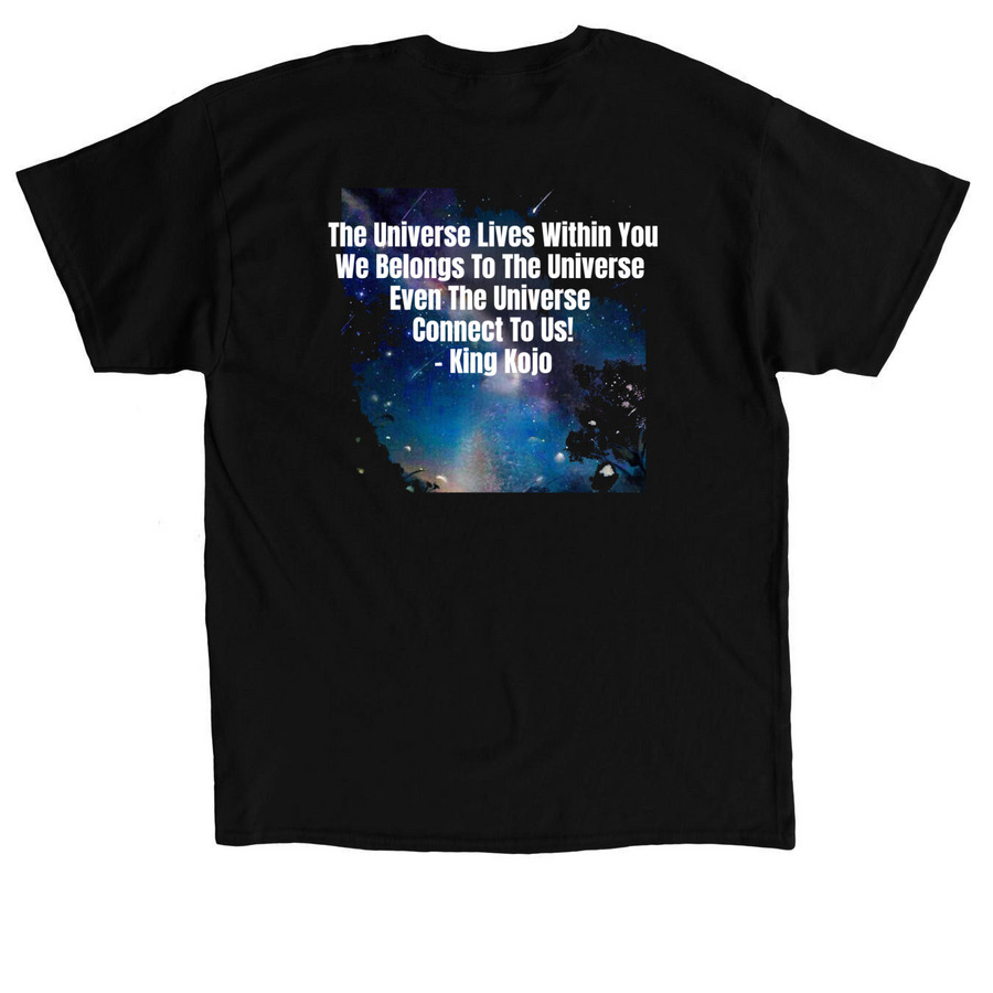 Believe In Yourself&nbsp;, a Black Classic Unisex Tee (back-view)