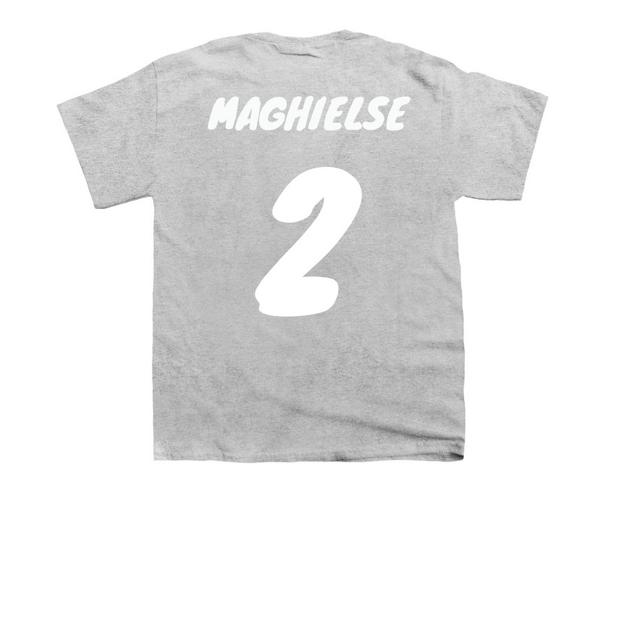Paul Maghielse Player Jersey, a Sport Grey Youth Unisex Tee (back-view)