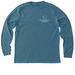 Long Sleeve QR Code, a Heather Deep Teal Premium Long Sleeve Tee