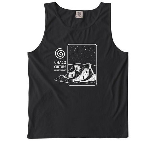 Chaco Night Sky Tee, a Black Comfort Colors Tank Top