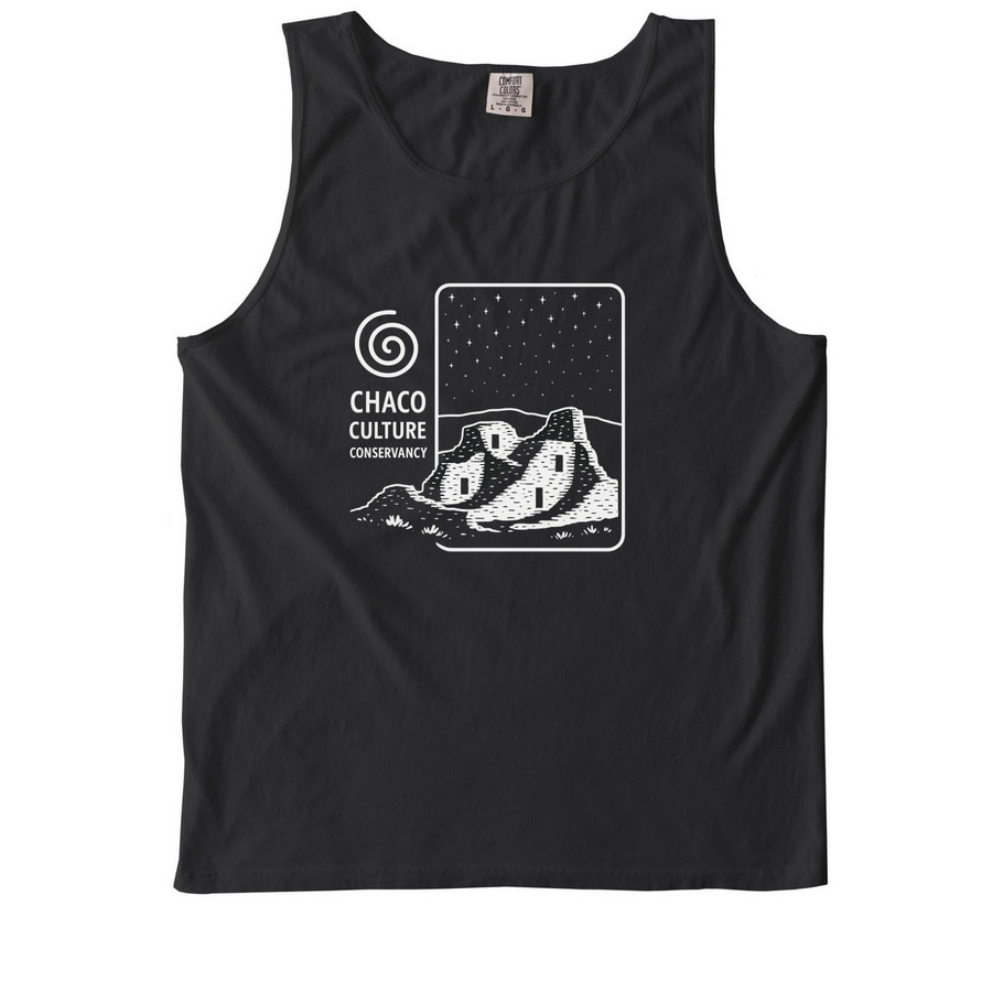 Chaco Night Sky Tee, a Black Comfort Colors Tank Top