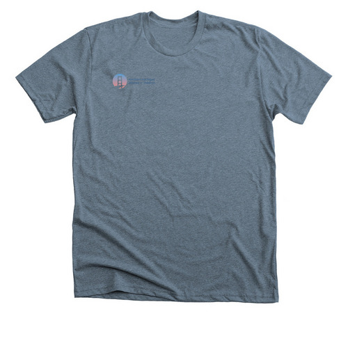 CAP 2025, a Heather Slate Premium Unisex Tee