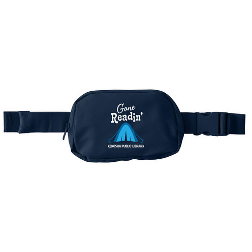 Gone Readin' Fanny, a River Blue Navy Matte Hip Pack