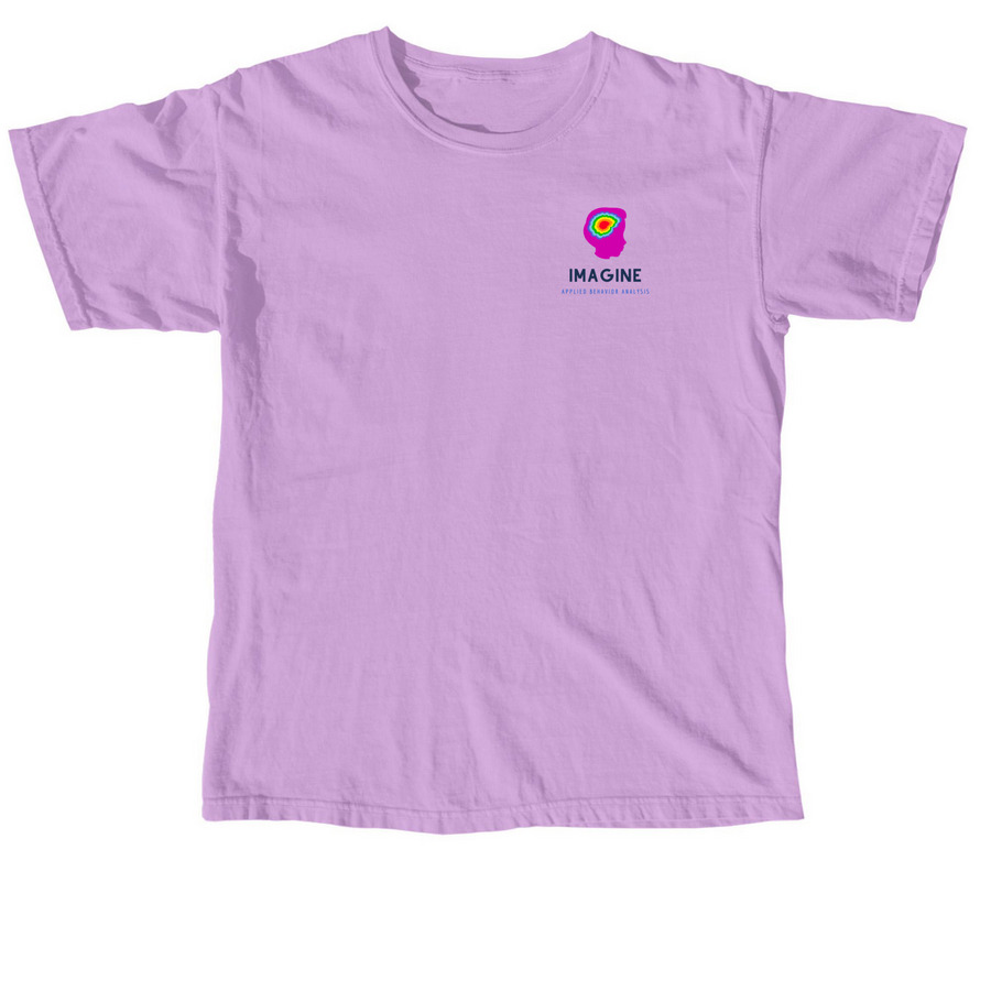 NEW! IABA Logo Comfort Colors Tee, a Neon Violet Comfort Colors Unisex Tee