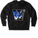 Wildcats Adult Zip Up Hoodies, a Black Stanley/Stella Unisex Cultivator 2.0 Zip Up Pullover Hoodie (back-view)