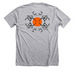 Tuttu, a Athletic Heather Premium Unisex Tee (back-view)