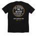 Proverbs 27:17 Collection: Iron Sharpens Iron, a Solid Black Blend Premium Unisex Tee (back-view)