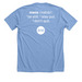 Meno Wear (Definition), a Heather Carolina Blue Premium Unisex Tee (back-view)
