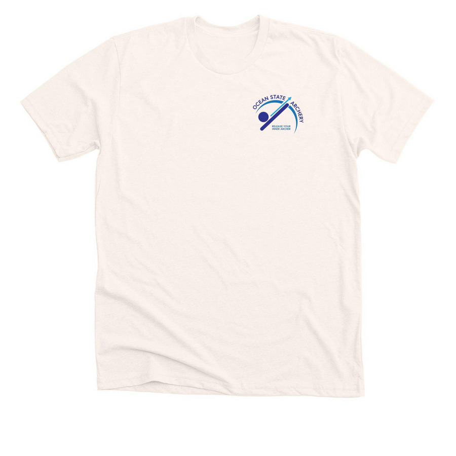 Quahog Classic, a Heather Natural Premium Unisex Tee
