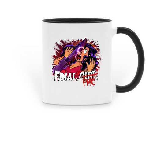 Final FMC Mugs, a Black Two-Tone Ceramic Mug