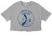 Soaring High with Salvatore, a Athletic Heather Women?s Cropped Cotton Tee