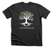 I AM ROOTED IN LOVE, a Dark Grey Heather Premium Unisex Tee