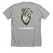 Born a Warrior ??, a Athletic Heather Premium Unisex Tee (back-view)