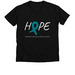 There is always HOPE, a Solid Black Blend Premium V-Neck Tee