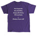Phake Birthday, a Purple Classic Unisex Tee