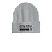 Beanies&nbsp;, a Heather Grey Printed Cuffed Beanie