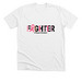 Fighter BY Kristen, a Solid White Blend Premium Unisex Tee