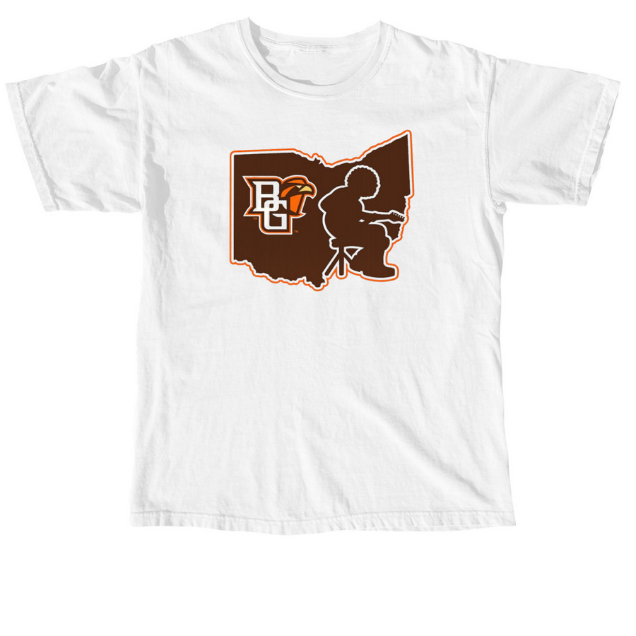 Bowling Green Mikey Tee, a White Comfort Colors Unisex Tee