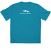 Performance Tees and Sun Hoodies, a Atomic Blue Classic Performance Tee (back-view)