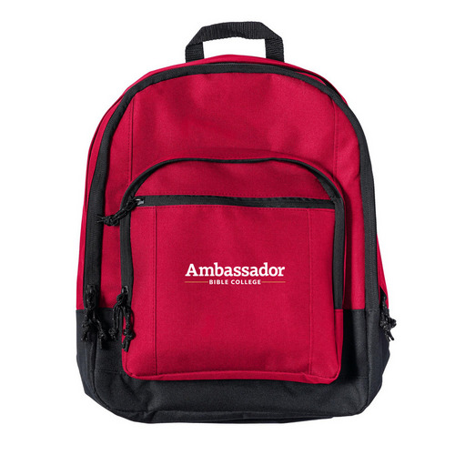 ABC Essentials: Everyday Backpack, a Red Everyday Backpack
