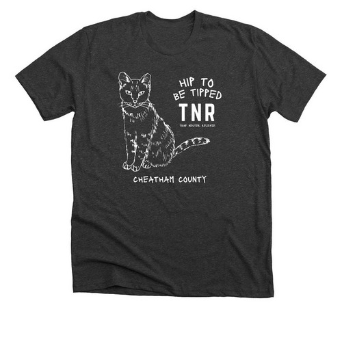 TNR Hip to Tip, a Dark Grey Heather Premium Unisex Tee