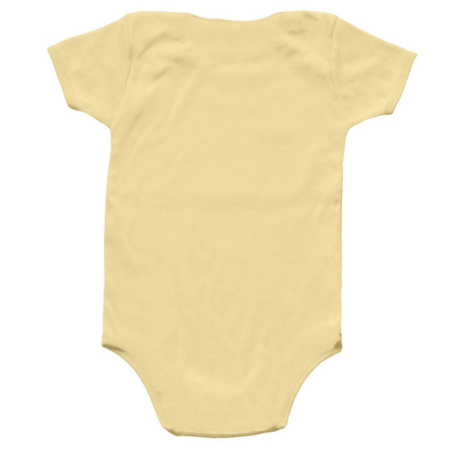 The Woodlands Onesie, a Banana Infant Onesie (back-view)