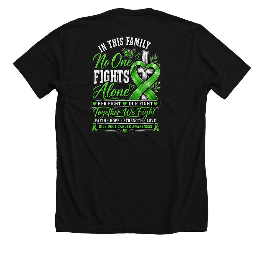 Cassie Strong, a Solid Black Blend Premium Unisex Tee (back-view)