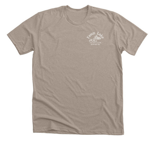 Fawn Lake Yacht Club, a Heather Stone Premium Unisex Tee