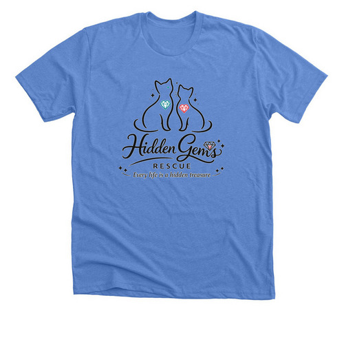 Hidden Gems Rescue&nbsp;, a Heather Columbia Blue Premium Unisex Tee