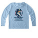Summer Wear&nbsp;, a Light Blue UV Performance Long Sleeve Hoodie (back-view)