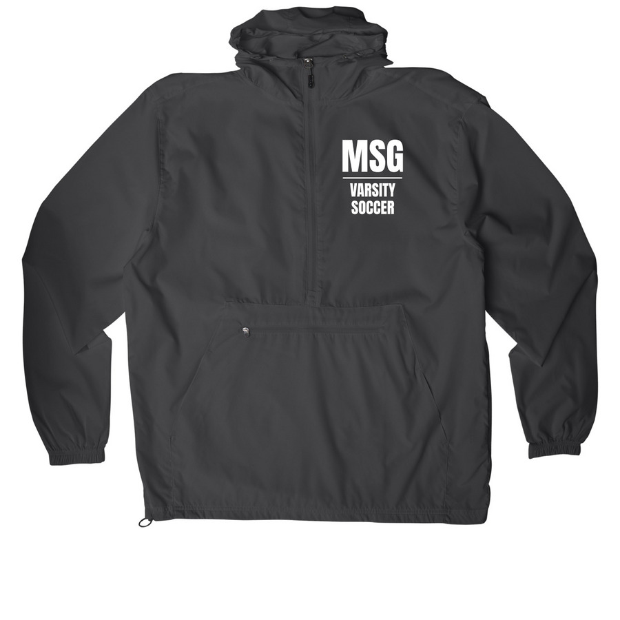 MSG windbreaker, a Graphite Packable Anorak