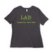 LAB Season 10 Celebratory Shirt, a Dark Grey Women?s Relaxed Cotton Tee