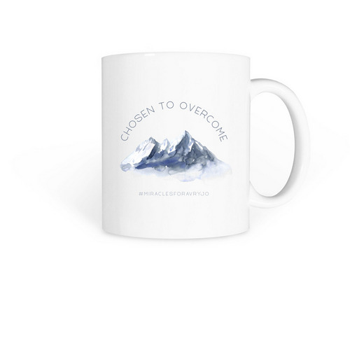 Chosen to Overcome, a White Coffee Mug