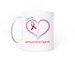 #PrayersforClaireB&nbsp;, a White Coffee Mug (back-view)