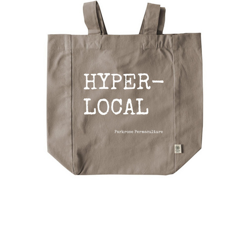 Hyper-Local, a Pumice Recycled Cotton Tote Bag