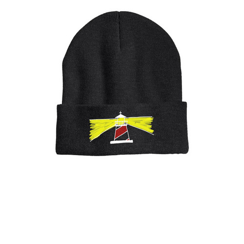 D-Beanies, a Heather Charcoal Printed Cuffed Beanie