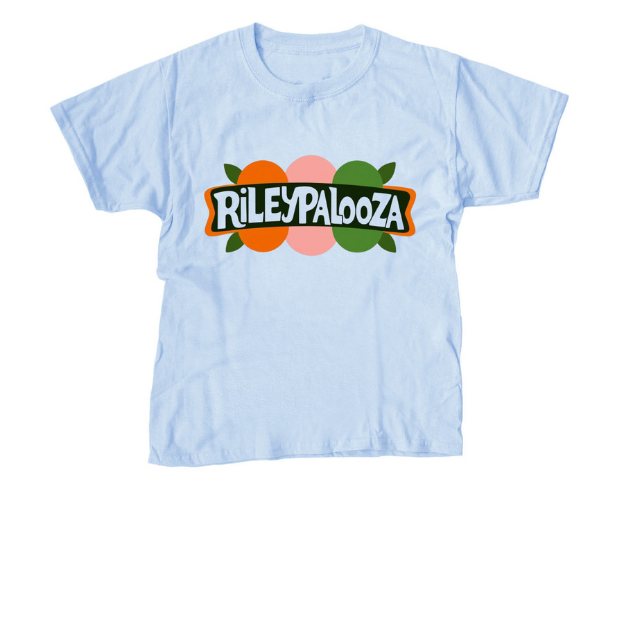 RILEYPALOOZA, a Light Blue Youth Unisex Tee