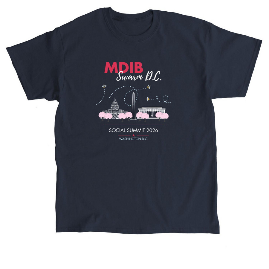 2026 MDIB Social Summit DC, a Navy Classic Unisex Tee