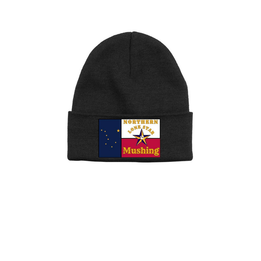 Beanies, a Black Printed Base Camp Beanie