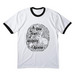 ANSWRR Folk Shirt, a White/ Jet Black Cotton Ringer Tee